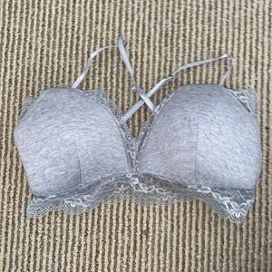 Gray bralette